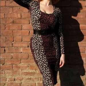 Deadly Dames Hot Rod Honey Leopard dress 2X